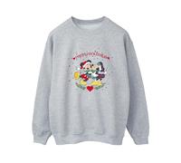 Disney Felpa Topolino e Minnie Mouse Natale Donna (BI28888)