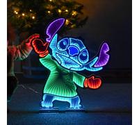 Disney Figurina LED A Specchio Infinity Multicolore Natale Da Interno/Esterno