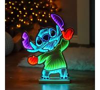 Disney Figurina LED A Specchio Infinity Multicolore Natale Da Interno/Esterno