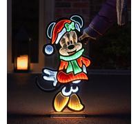 Disney Figurina LED A Specchio Infinity Multicolore Natale Da Interno/Esterno