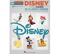 Disney: For Horn: 10 Classic Songs: Easy Instrumental Play-Along - Horn