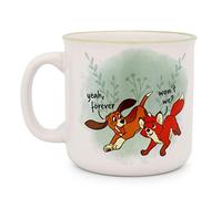 Disney Fox and the Hound "Friends Forever" Ceramic Camper Mug | Holds 20 Ounces