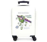 Disney Friends To Infinity and Beyond Luggage - Bagaglio per bambini bagaglio a mano a 4 ruote con serratura a combinazione laterale Story Friends è realizzato in ABS, un materiale rigido e leggero.