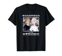 Disney Frozen 2 Anna & Elsa Together We're Strong Maglietta