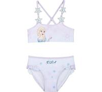 Disney Frozen 2 - Bambina - Costume Bikini 2 Pezzi Mare Piscina - Prodotto Originale con Licenza Ufficiale [1862 Azzurro - 5 Anni]