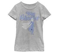 Disney Frozen 2 Big Sister Girl's Heather Crew Tee