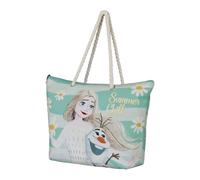 Disney Frozen 2 Chill-Borsa da Spiaggia Soleil, Blu, 52 x 37 cm
