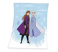 Disney Frozen 2 Coperta Plaid, 130x160 cm, 100% Poliestere, Pile