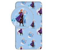 Disney Frozen Lenzuola Singole Adatte Per Bambini Letto Elsa Anna 100% Cotone