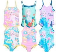 Disney Frozen 2 - Costume da Bagno Intero 1 Pezzo Mare Piscina - Bambina - Prodotto Originale con Licenza Ufficiale [18039 Viola - 8 Anni]
