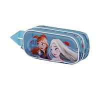 Disney Frozen 2 Enchanted-Astuccio 3D Doppio, Blu, 22 x 9.5 cm