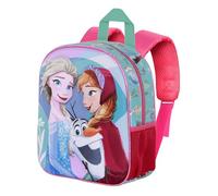 Disney Frozen 2 Family-Zainetto 3D Elite, Blu, 25 x 30 cm, Capacità 7 L