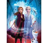 Disney Frozen 2 Guida Spirit Poster 40x50 CM 40.6x50.8cm Blu Cameretta Ragazze