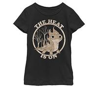 Disney Frozen 2 Heat is on Girl's Solid Crew Tee