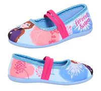 Disney Frozen 2 Pantofole da bambina Elsa Anna ballerine per bambini pantofole slip on scarpe da casa lilla, Multi, 12 UK Child