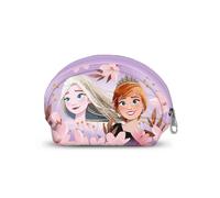 Disney Frozen 2 Petal-Portamonete Ovale Casual, Lilla, 12 x 9 cm