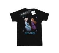Disney Frozen 2 Seek The Truth Maglietta Ampia Elsa e Anna Donna (BI24369)