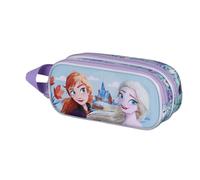 Disney Frozen 2 Spring-Astuccio 3D Doppio, Blu, 22 x 10 cm