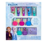 Disney Frozen 2 Super Sparkly Cosmetica Trucco Set per Ragazze con Gloss Labbra, Smalto per Unghie e Adesivi per Unghie 11 Pezzi Perfetto per Feste a partire dai 3 anni di età da Townley Girl