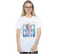 Disney Frozen 2 True To Myself Maglietta Ampia Elsa Donna (BI48116)