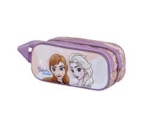 Disney Frozen 2 Yourself-Astuccio 3D Doppio, Rosa, 22 x 9.5 cm