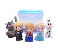 Disney Frozen - 5 pezzi Jumbo Squirter Bucket - Giocattoli da bagno per neonati e bambini - include secchio organizer - Conserva giocattoli per il bagnetto