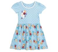 Disney Frozen Abito | Vestito Principessa Bambina Anna e Elsa | Abiti Estivi per Bambini - 4-5 Anni
