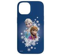Disney Frozen Anna ed Elsa Sorelle e fiocchi di neve Custodia per iPhone 14