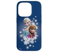 Disney Frozen Anna ed Elsa Sorelle e fiocchi di neve Custodia per iPhone 14 Pro