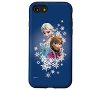 Disney Frozen Anna ed Elsa Sorelle e fiocchi di neve Custodia per iPhone SE (2020) / 7 / 8