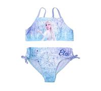 Disney Frozen Bikini per Bambina - Elsa, Due Pezzi Blu (122-128)