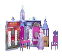 Disney Frozen - Castello di Arendelle, Playset con 4 Aree di Fioco e Bambola Els
