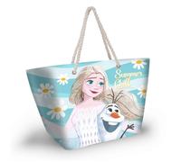 Disney Frozen 2 Chill-Borsa da Spiaggia Soleil, Blu, 52 x 37 cm