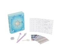 Disney Frozen Diario Magico Icy, ufficiale Jakks Pacific, interattivo con luci e suoni, include scomparto segreto, penna a inchiostro invisibile e adesivi, perfetto come regalo e gioco educativo