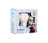 Disney Frozen Elsa - Set da pittura in gesso per bambini, set creativo con colori e pennelli, idea regalo fai da te dai 3 anni in su, prodotto ufficiale Disney