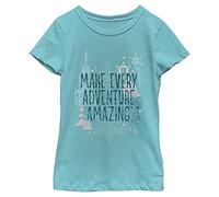 Disney Frozen Every Adventure Girl's Solid Crew Tee