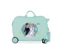 Disney Frozen Follow Your Dreams Valigia per Bambini, 50 x 38 x 20 cm, Rigida ABS, Chiusura a Combinazione Laterale, 38, 1.8 kg, 4 Ruote, Bagaglio a Mano, Turchese