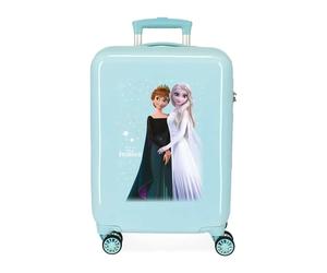 Disney Frozen Frosted Light Trolley Da Cabina Abs 55 Cm 4 Ruote