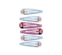DISNEY FROZEN II - Set di 6 mollette Anna Click & Seal - Capelli spessi e fini - Accessori per parrucchieri per bambini, mollette magiche - Tenuta morbida - Prodotto ufficiale Disney