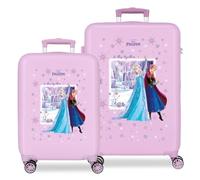 Disney Frozen In This Together Set di valigie Lilla 46 x 65 x 23 cm Rigida ABS Chiusura a combinazione laterale 91 L 5,6 kg 4 ruote doppie bagaglio a mano