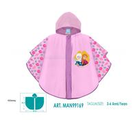 Disney Frozen Mantella Parapioggia Impermeabile Poncho 3-6 anni Giacca Pioggia