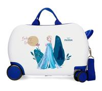 Disney Frozen Nature Is Magical La valigia rigida a 4 ruote per bambini con lucchetto a combinazione è realizzata in ABS, un materiale rigido e leggero. Di Joumma Bags.
