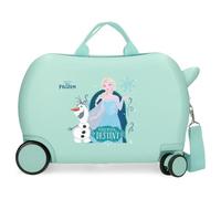 Disney Frozen Nature Is Magical La valigia rigida a 4 ruote per bambini con lucchetto a combinazione è realizzata in ABS, un materiale rigido e leggero. Di Joumma Bags.