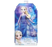 Disney Frozen Northern Luci Elsa 25.4cm Bambola Con 2 Snowglies Nuovo IN Scatola