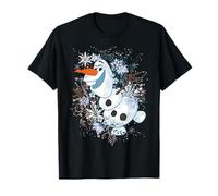 Disney Frozen Olaf Dancing In The Snowflakes Maglietta