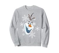 Disney Frozen Olaf Smile Snowflake Natale Felpa