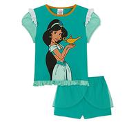 Disney Frozen - Pigiama corto per ragazze e bambine, con Elsa, Blu, 3-4 Years