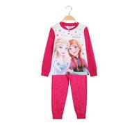 Disney Frozen Pigiama lungo da bambina in cotone con stampa - fucsia