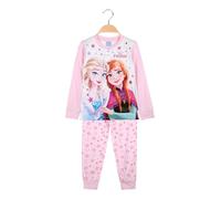 Disney Frozen Pigiama lungo da bambina in cotone con stampa - rosa