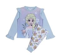 Disney Frozen Princess Elsa Pigiama per ragazze con maniche lunghe e pantaloni, Blu, 5-6 Years